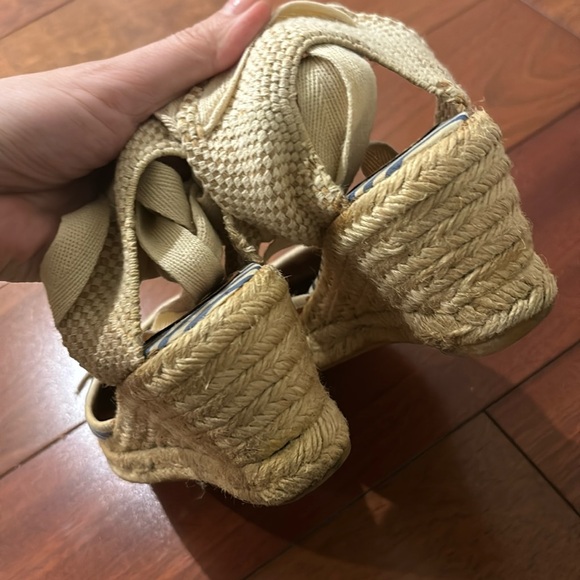 Coach Madras Espadrilles 7B - Picture 4 of 4